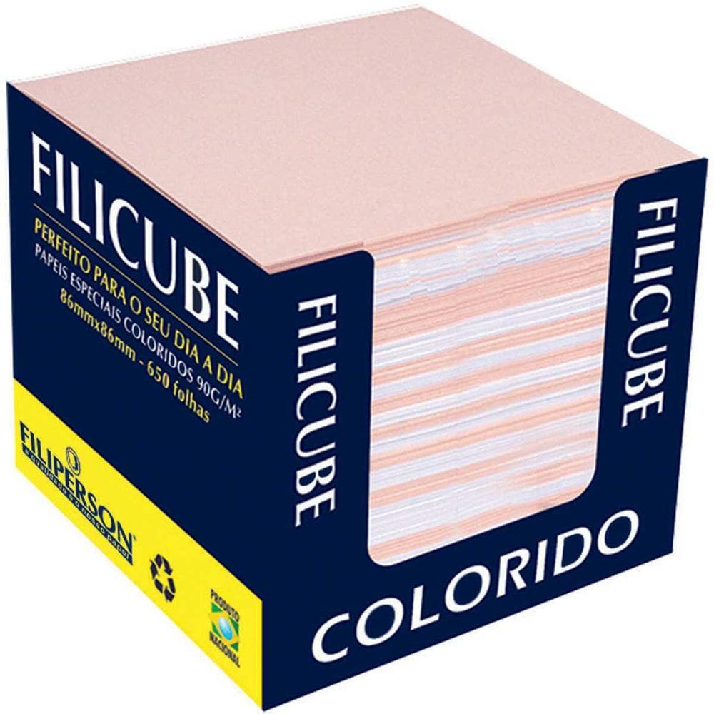 Bloco Para Recado Filicube 8cm X 8cm - 2 Cores