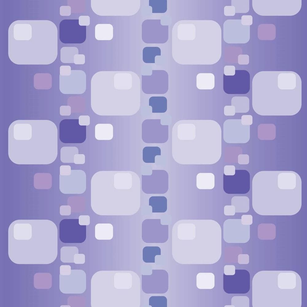 Papel De Parede Adesivo Lavável Quadrados Roxos 3M