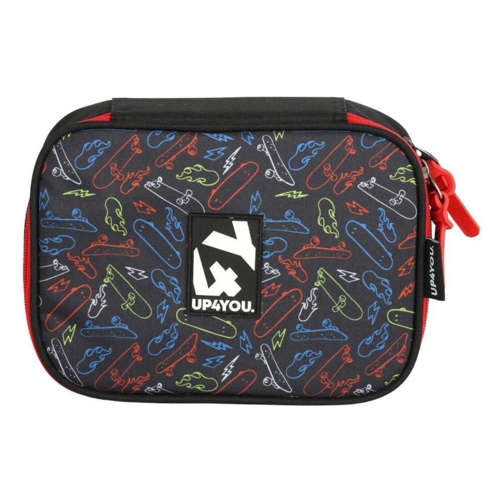 Estojo Escolar Infantil 100 Pens Up4you By Luxcel Preta