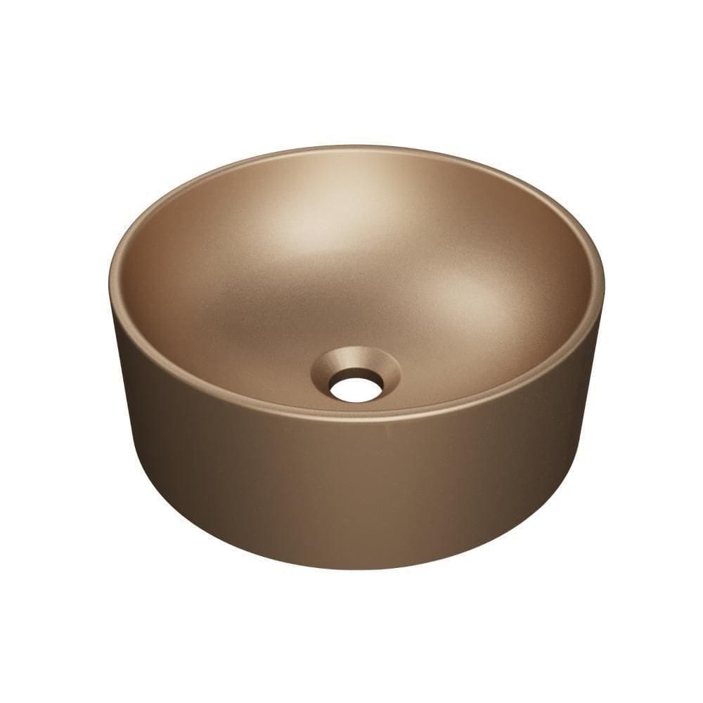 Cuba De Apoio Redonda Bl34w Cobre Matte Fosca Cobre Matte Fosco