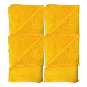 4 Flanelas De Microfibra Dual Loop 360gsm2 40x60cm Kers