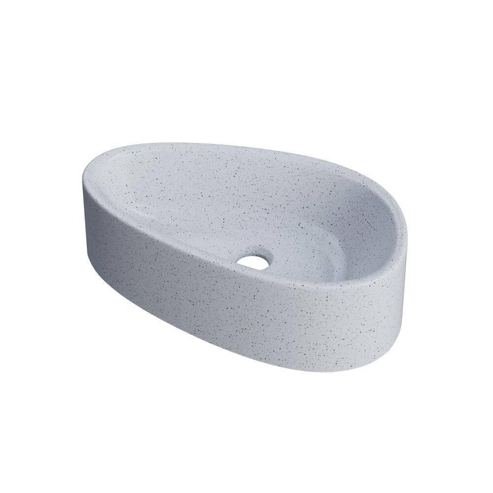 Cuba De Apoio Gota Bg43w Branco Granit Matte Branco Granit Matte
