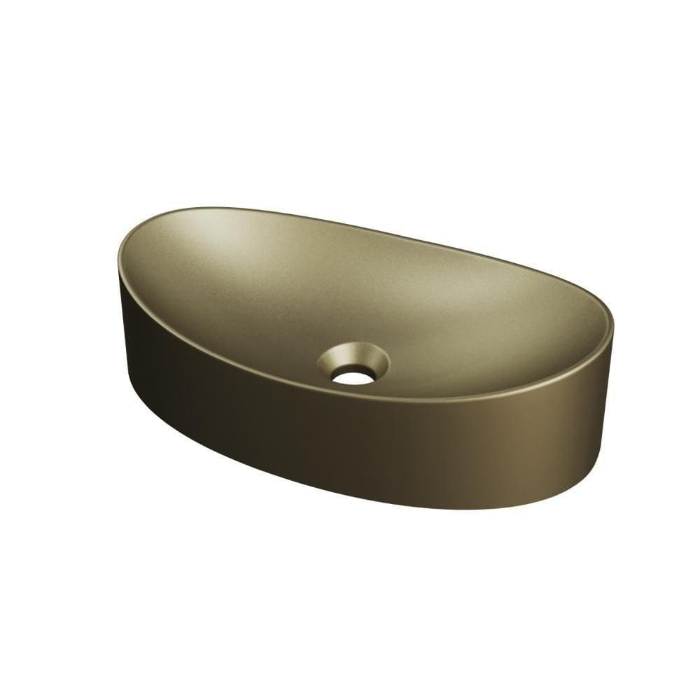 Cuba De Apoio Oval Canoa Bc47w Ouro Velho Matte Fosca Ouro Velho Matte Fosco