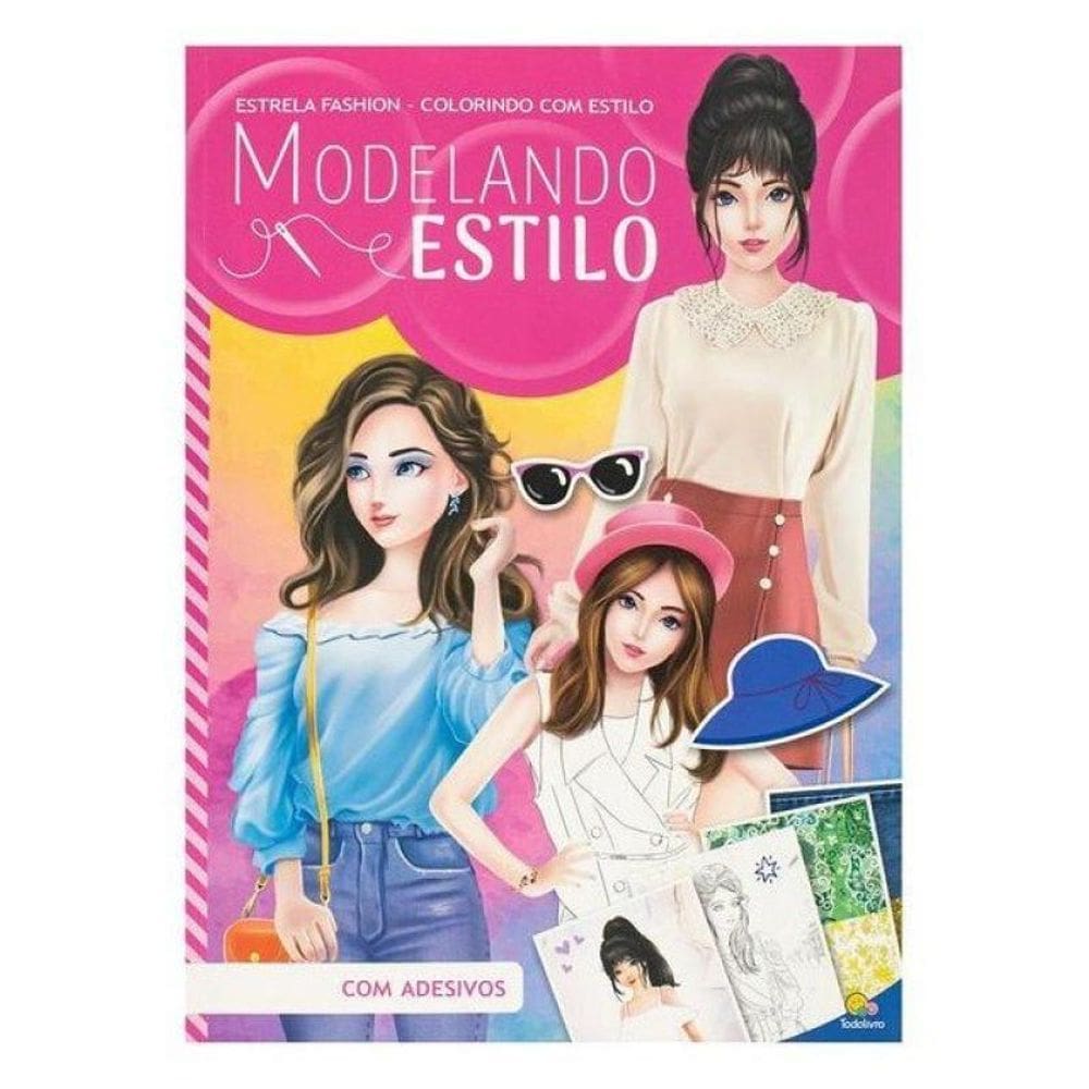 Top Fashion - Colorindo Com Estilo: Modelando Estilo