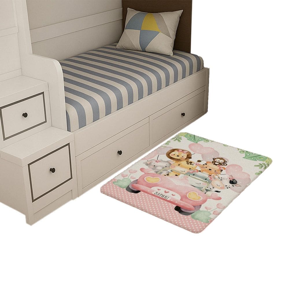 Tapete Infantil Estampado 65 X 50 Decorativo Antiderrapante