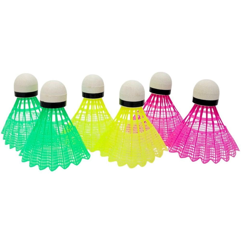 Kit Com 6 Petecas De Badminton Para Treinos E Jogos Ys37173