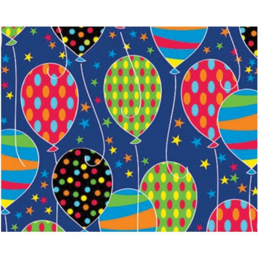Papel Presente Bobina Couche 60Cm.Mod.346 Baloes