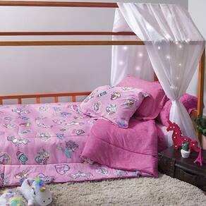 Edredom Solteiro Kids Mundo Encantado Sofisticata