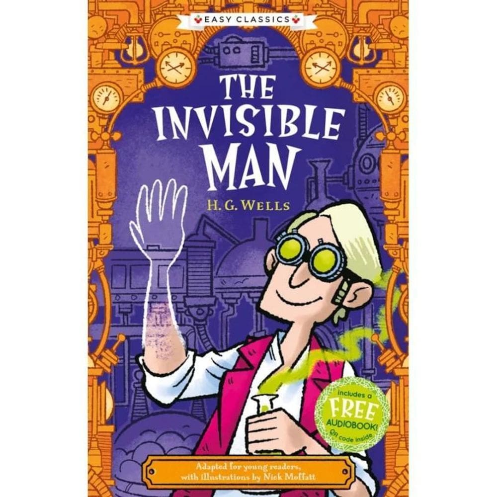 Livro The Invisible Man - Em Inglês - Texto Adaptado