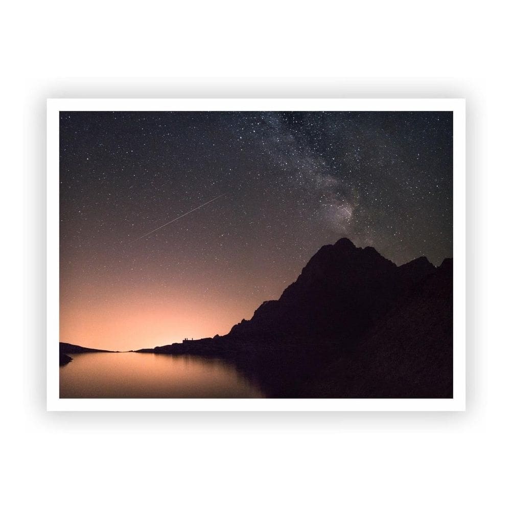 Quadro Decorativo Paisagens Variadas Moldura Branca Mod 18