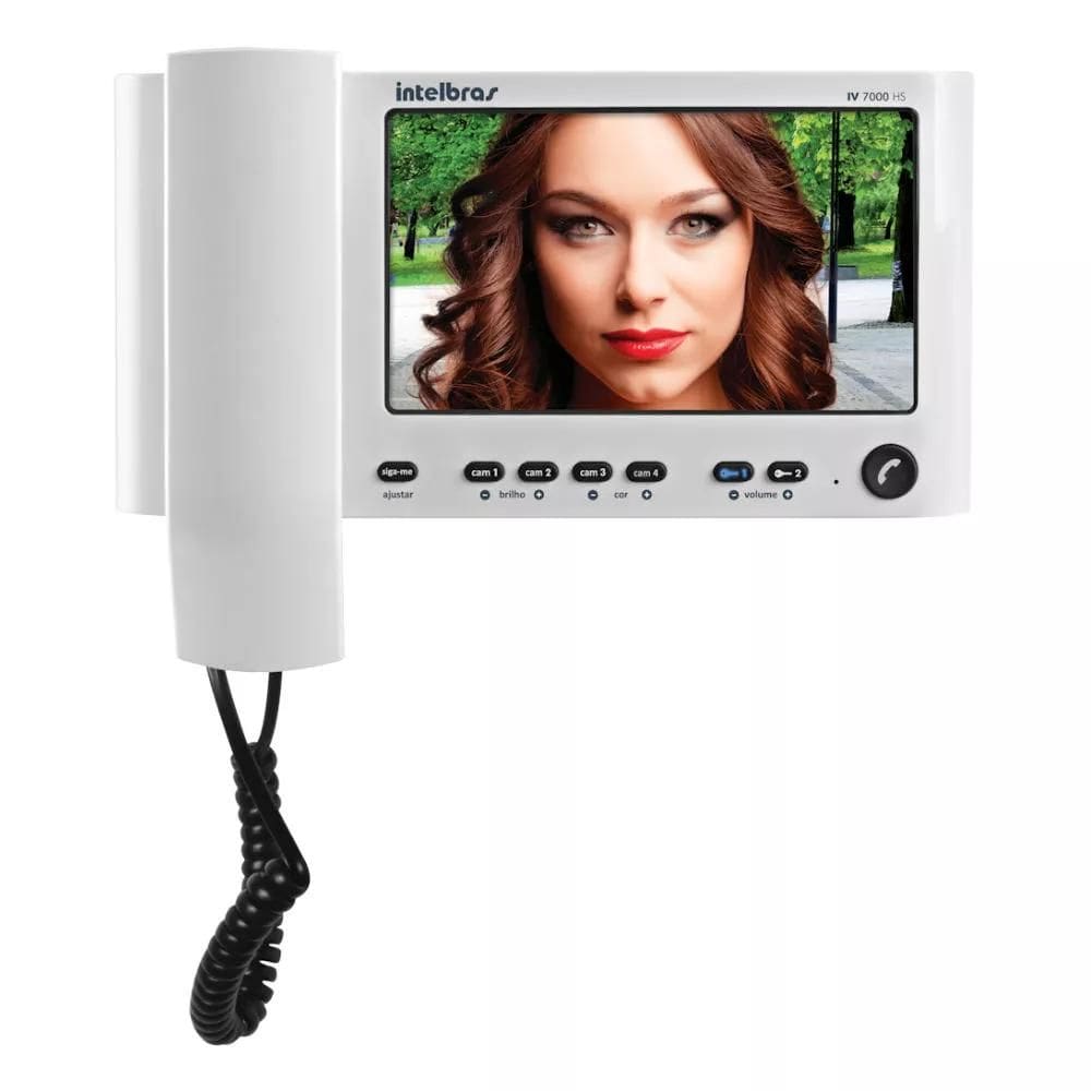 Módulo interno Vídeo Porteiro Intelbras IV 7000 Hs In B/P