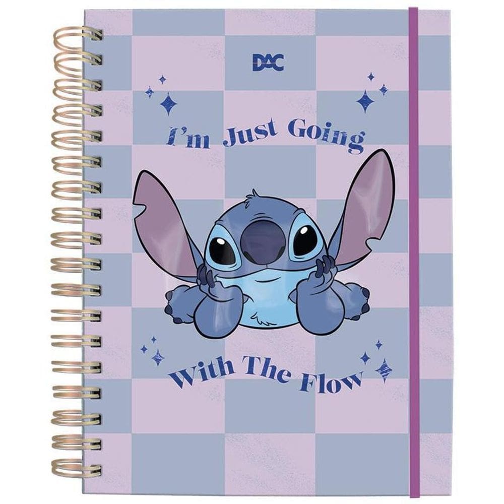 Mini Caderno Smart Stitch 80 Folhas 10 Divisórias Dac