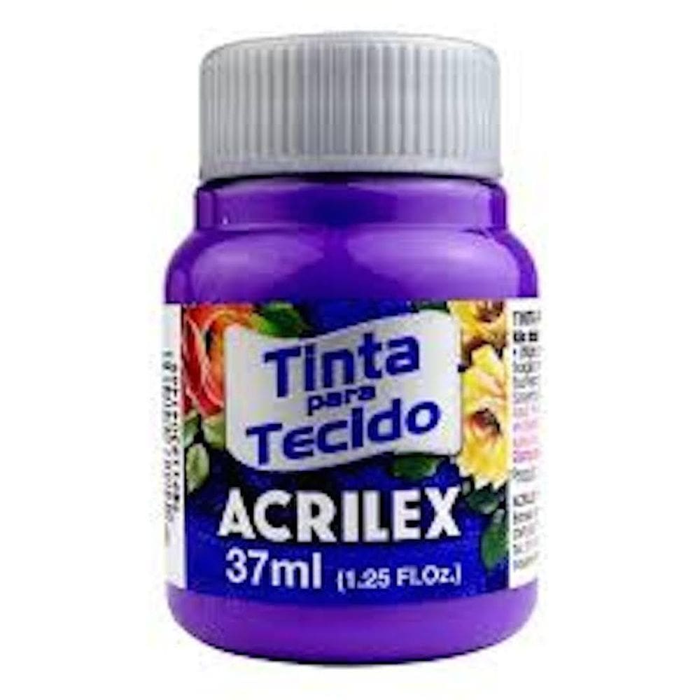 Tinta Para Tecido Fosca 37Ml Violeta - Acrilex