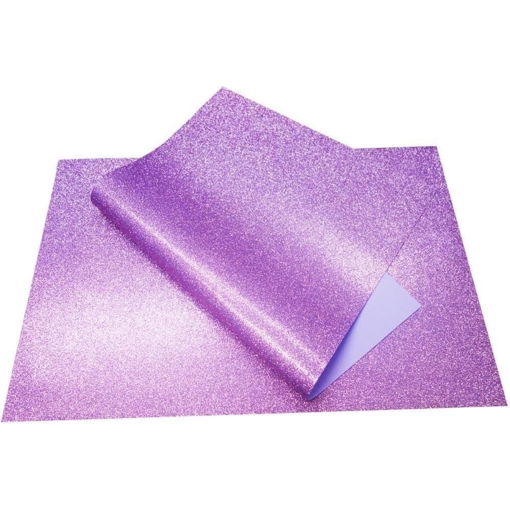 Placa Em Eva Com Gliter 40X60Cm Lilas V.M.P. Pct.C/05