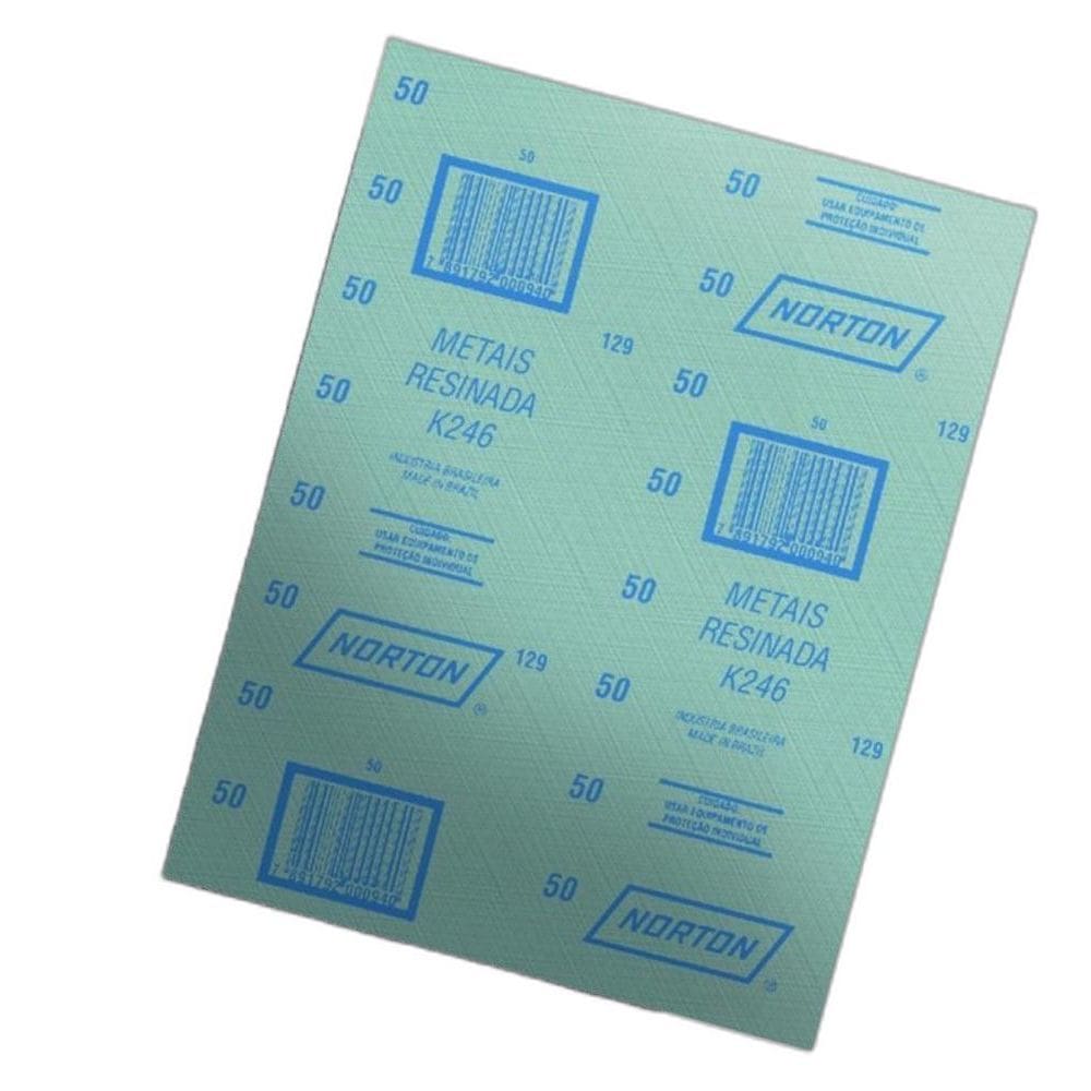 Lixa Ferro Metalite Gr220 50X45000 K246 - Norton Rolo