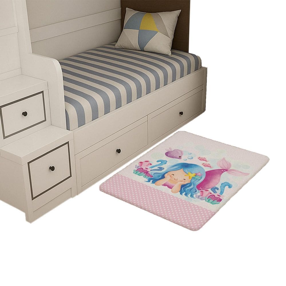 Tapete Infantil Estampado 65 X 50 Decorativo Antiderrapante