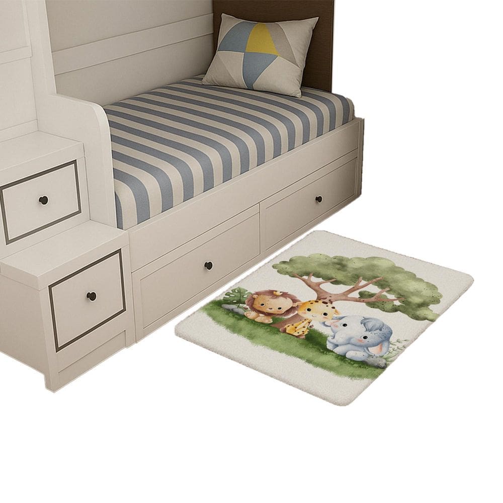 Tapete Infantil Estampado 65 X 50 Decorativo Antiderrapante