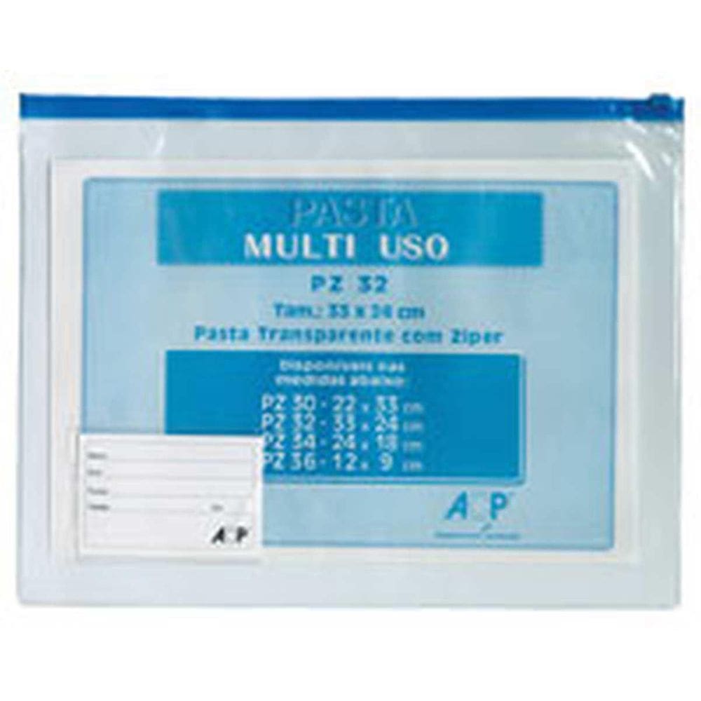 Pasta Malote Multiuso Cristal 33X24Cm 10 Unidades