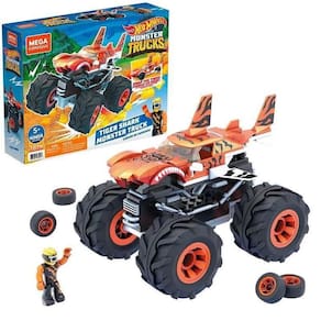 Mega Construx Hot Wheels Monster Trucks Tiger Shark - Mattel
