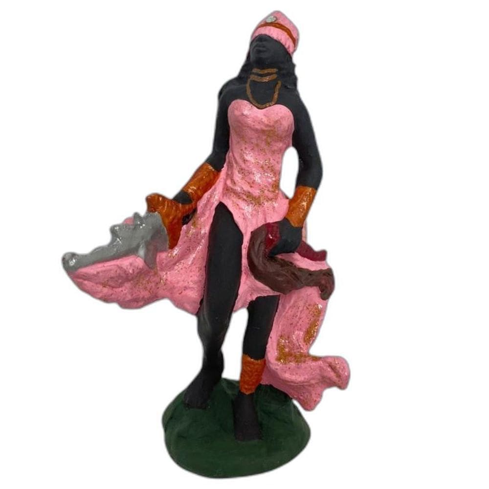 Orixá Iansã Em Resina 14 Cm Umbanda Candomblé-Escolha A Cor