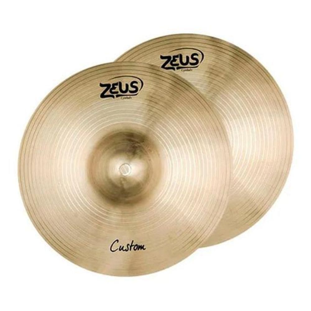 Prato Para Bateria Zeus Custom Chimbal Zchh13 Bronze B20