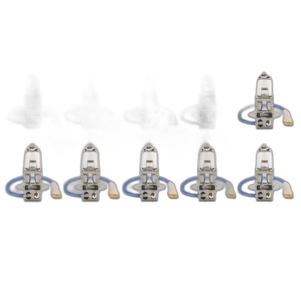 10X Lampada Automotiva Halogena H3 55W 8500K Hid Farol Milha