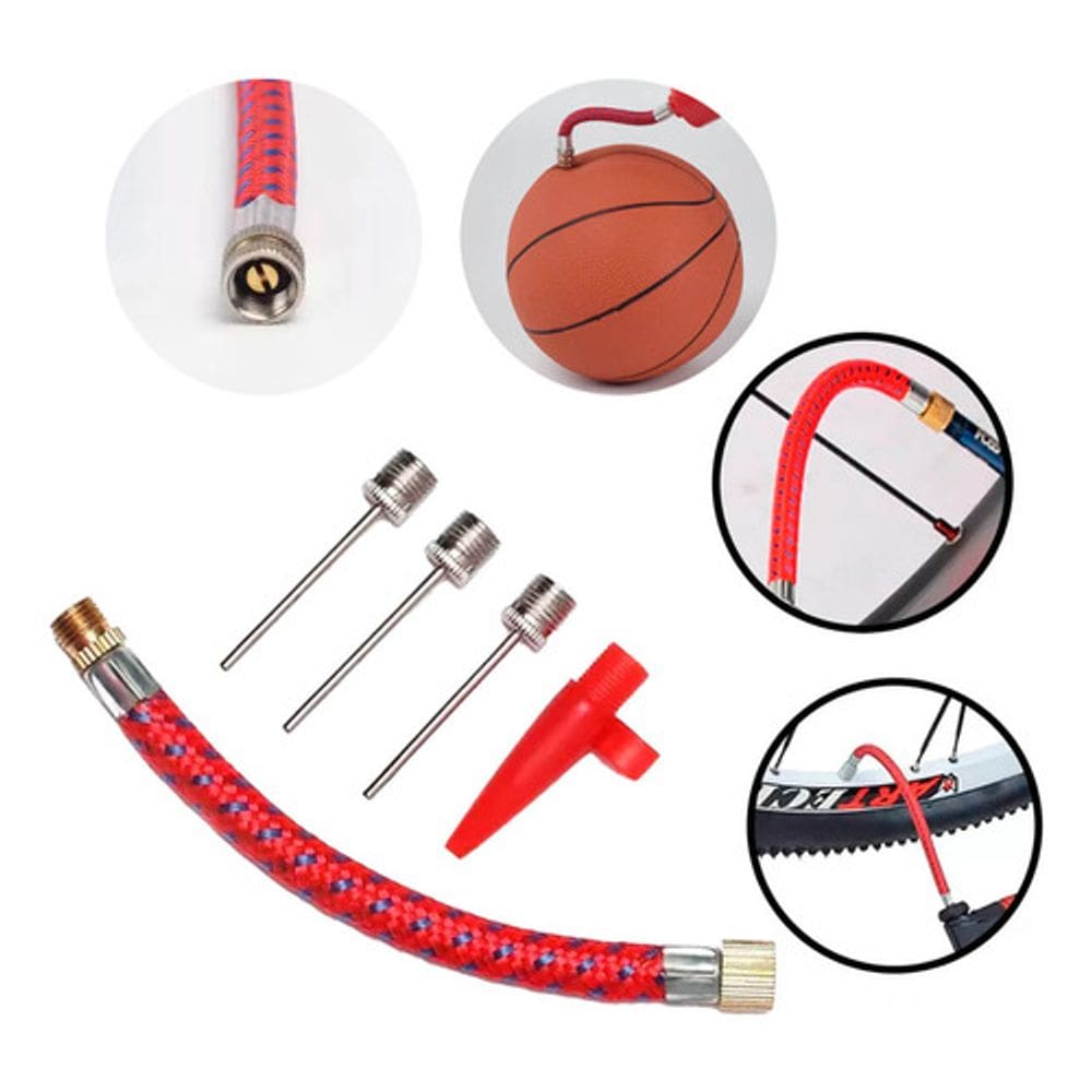 Kit De Agulhas E Bicos Para Encher Bola E Infláveis 4 Peças