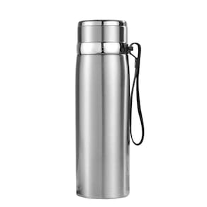 Garrafinha Térmica Açoinox 1l água Gelada Quentecor:prateado