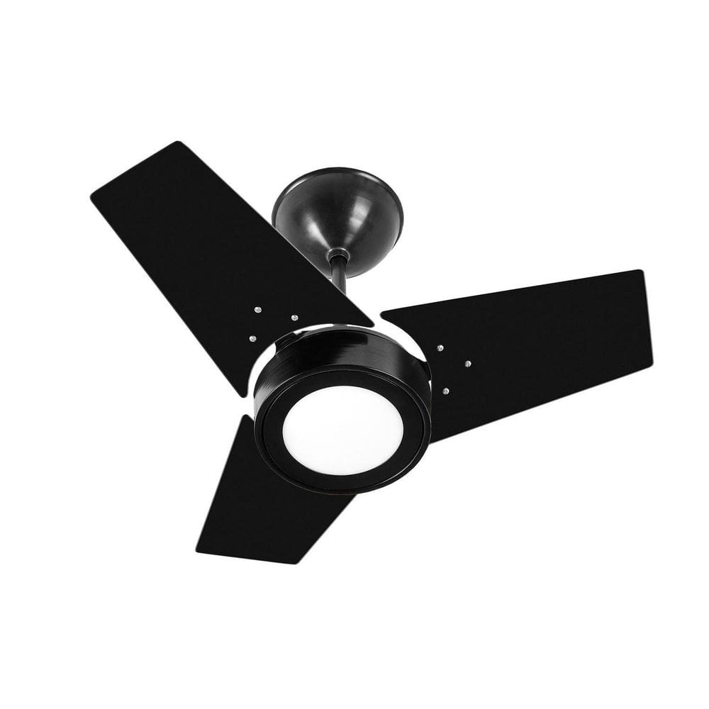 Ventilador De Teto Fit Led Venti-Delta Preto 220V 130 W