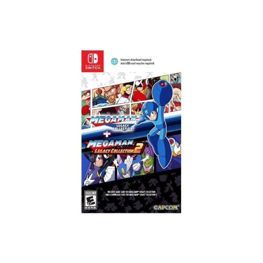 Mega Man Legacy Collection 1 + 2 Nintendo Switch Lacrado