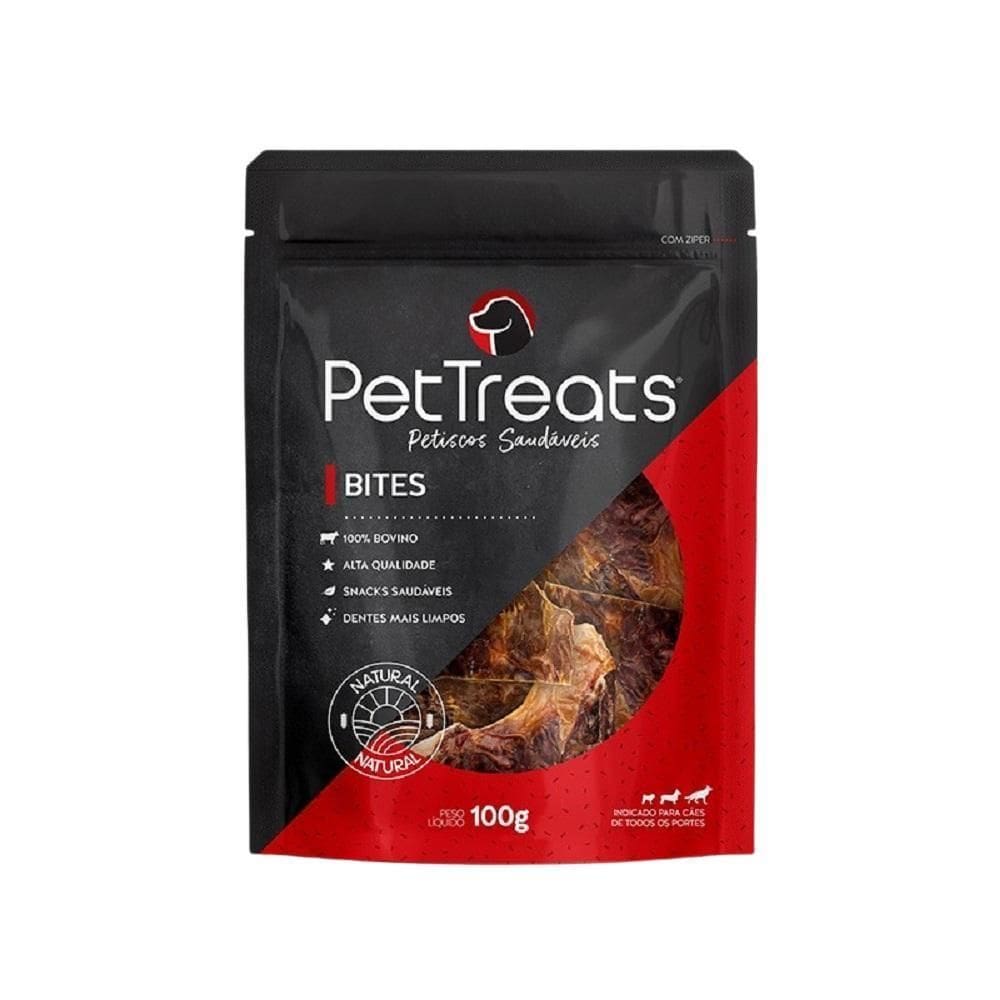 Petisco Natural Para Cachorro Pet Treats Bites 100G