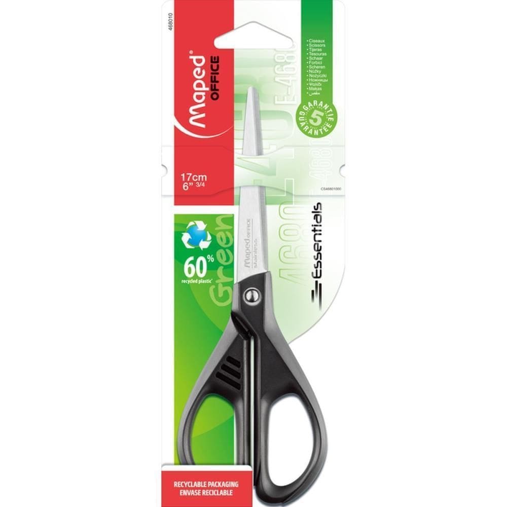 Tesoura Multiuso Essentials Green 17Cm