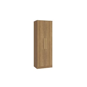 Guarda-roupa 2 Portas 2 Cabideiros Kappesberg Adapt Nogueira 80cm