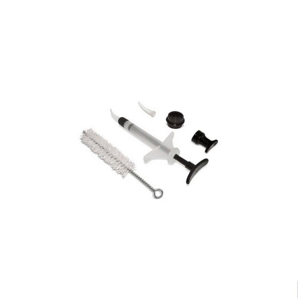 Injetor Para Elastômero + 2 Bicos Plasticos E Escova Limpeza