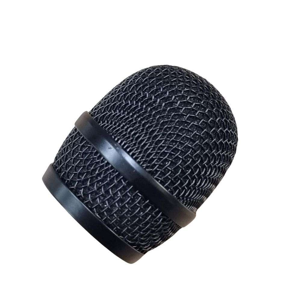 Globo De Microfone Com Fio Preto Mcf3Gl Rosca 34.4Mm