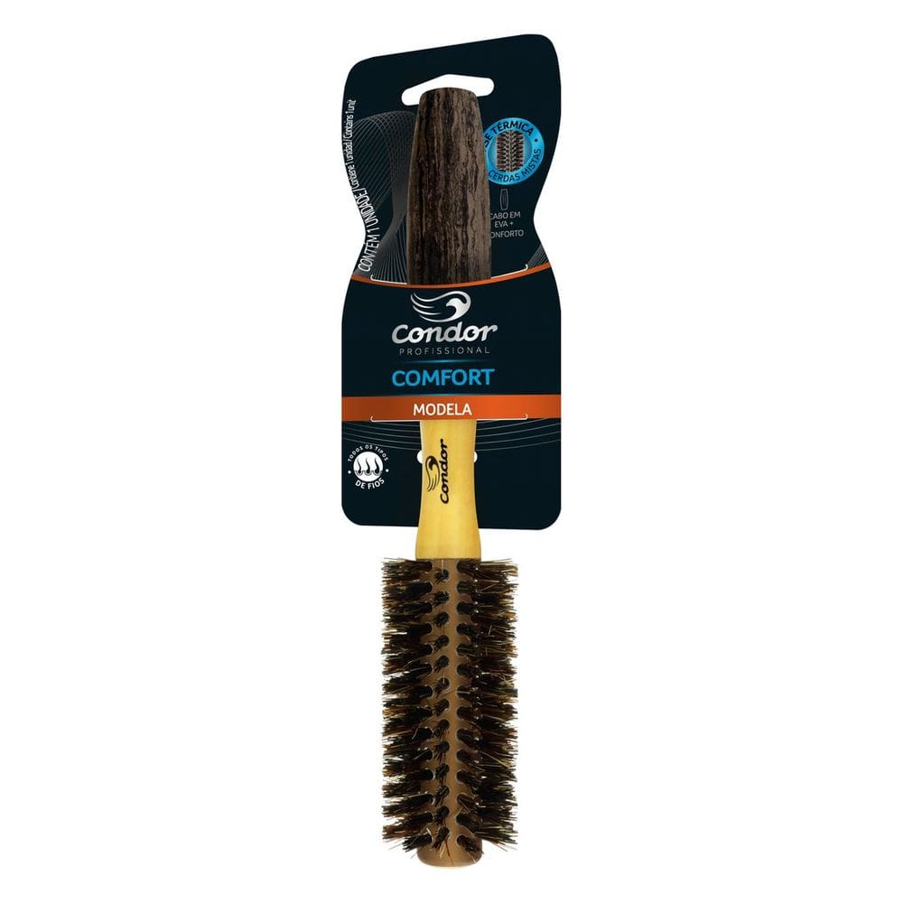 Escova Para Cabelo Profissional Condor Comfort Média