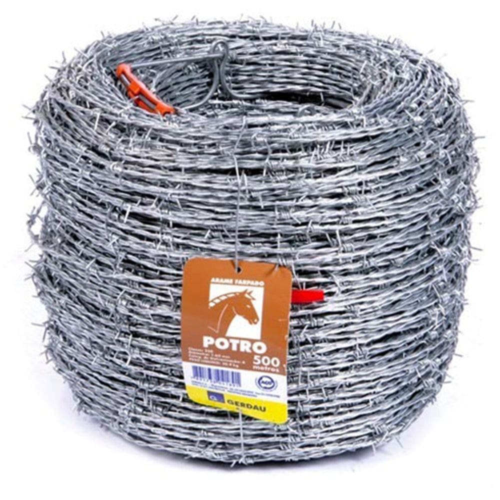 Arame Farpado Gerdau 1,6mm 250m - Maleável e Resistente