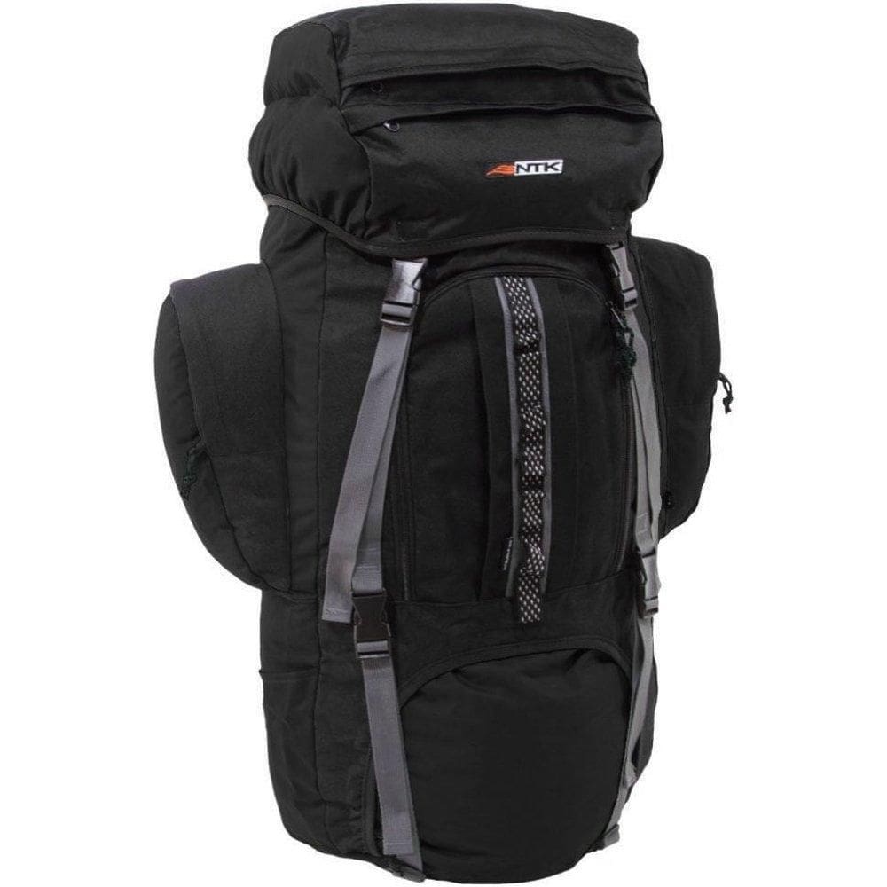 Mochila 80L Nautika Intruder Cargueira Viagem Trilha Preta