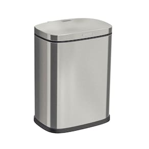 Lixeira Tipo D Aço Inox Acetinado Balde Interno 3 Litros - Tramontina 94540/007