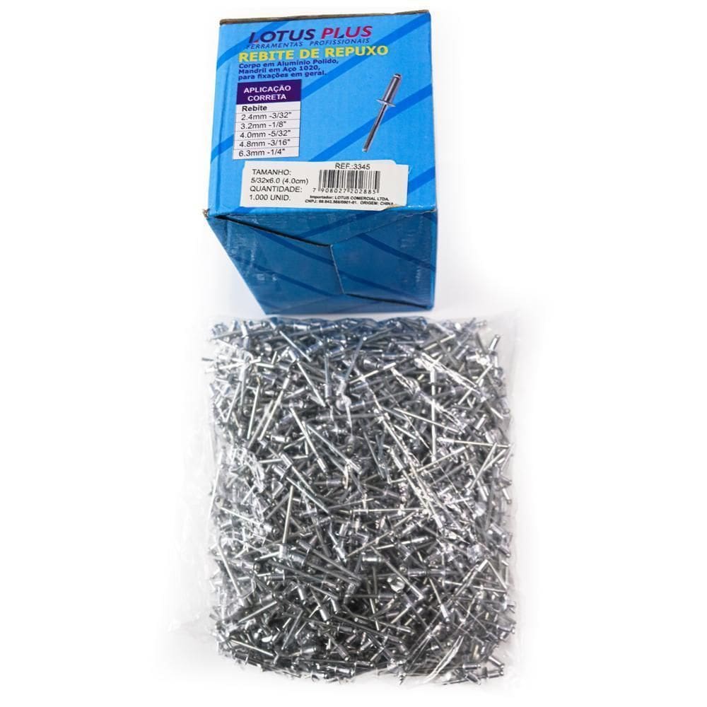 Rebite 4.0Mm 5/32 X 6.0Mm 1000 406 Lotus 20/1