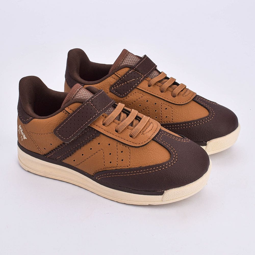 Tênis RK 70 Kidy Caramelo e Marrom