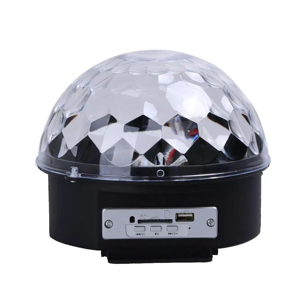 Globo Projetor com Led Colorido Balada com Som