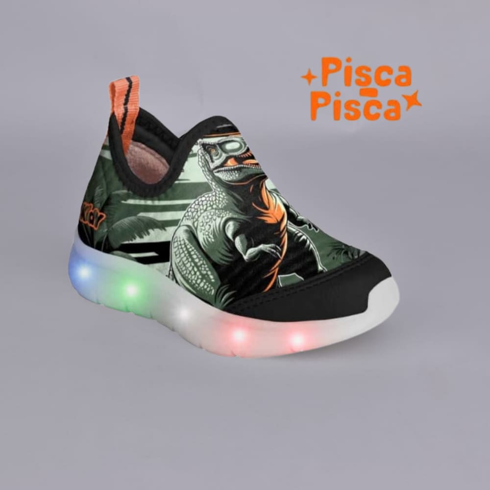 TENIS KIDY FLEX LIGHT VERDE/LARANJA Kidy