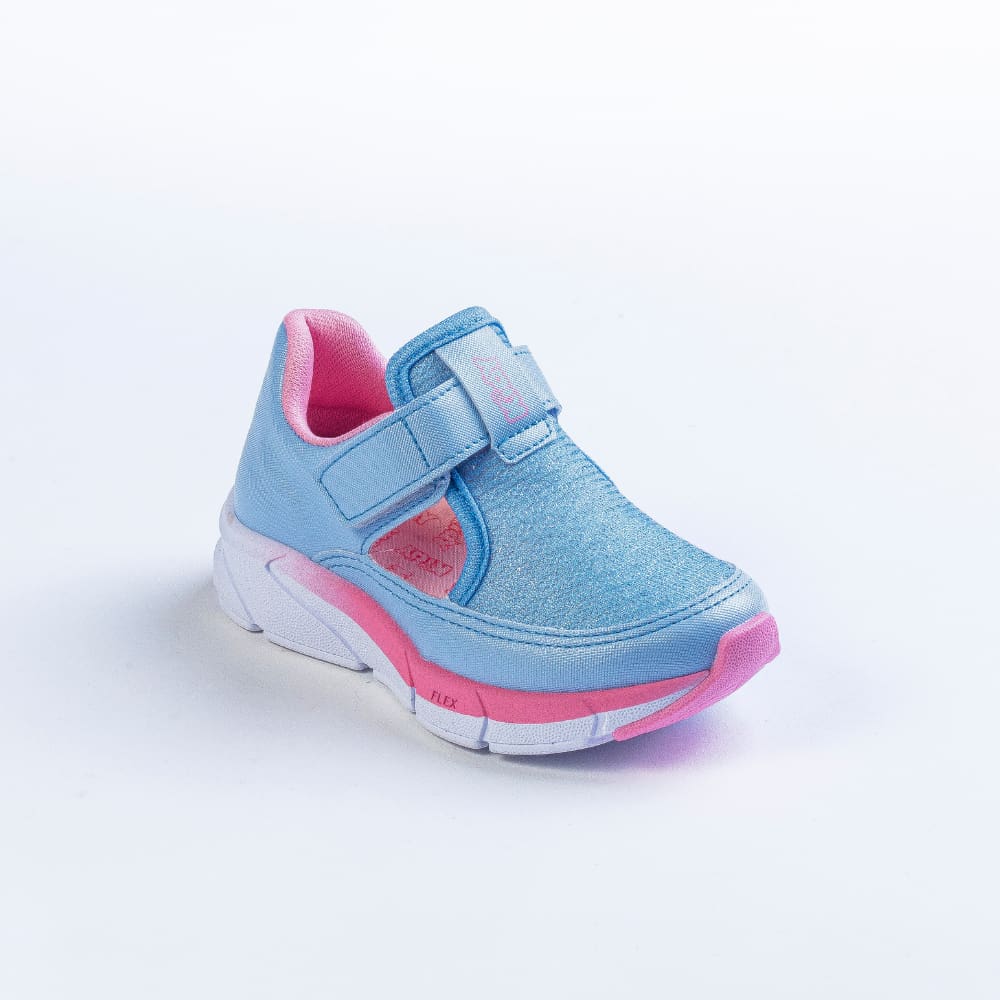TÊNIS KIDY ENERGY BABY RESPITEC AZUL CLARO/ROSA Kidy