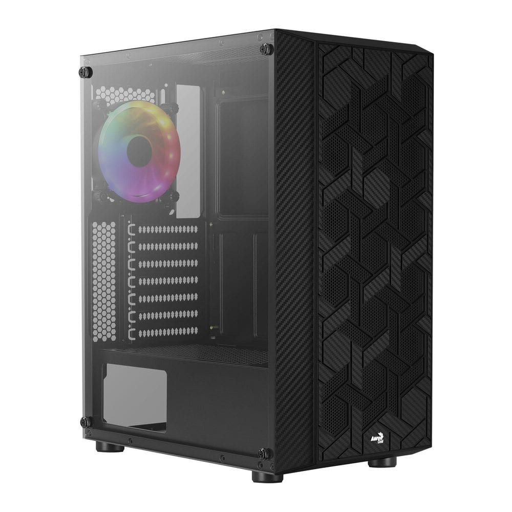 Gabinete Gamer Aerocool Hive, Mid Tower, Com Vidro Temperado