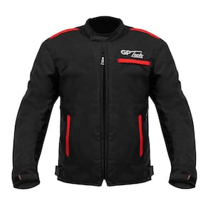 Jaqueta Gp Tech Essence C/ Proteções Preto/Vermelho