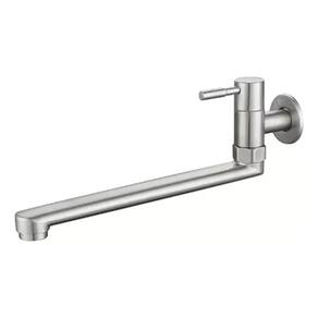 Torneira Parede Articulável Retrátil Metal Escovada Fria