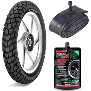 Pneu Trail Dianteiro 90/90-19 52P Terrabite Shineray Xy150gy Nxr Bros 150 160 Xre190 Xtz150 Crosser + Câmara E Vacina