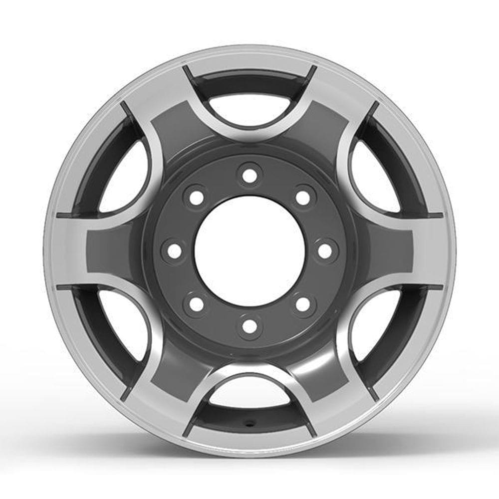 Roda Aro 16X7 Vd01 F250 Grafite Brilhante Diamantado 8X170