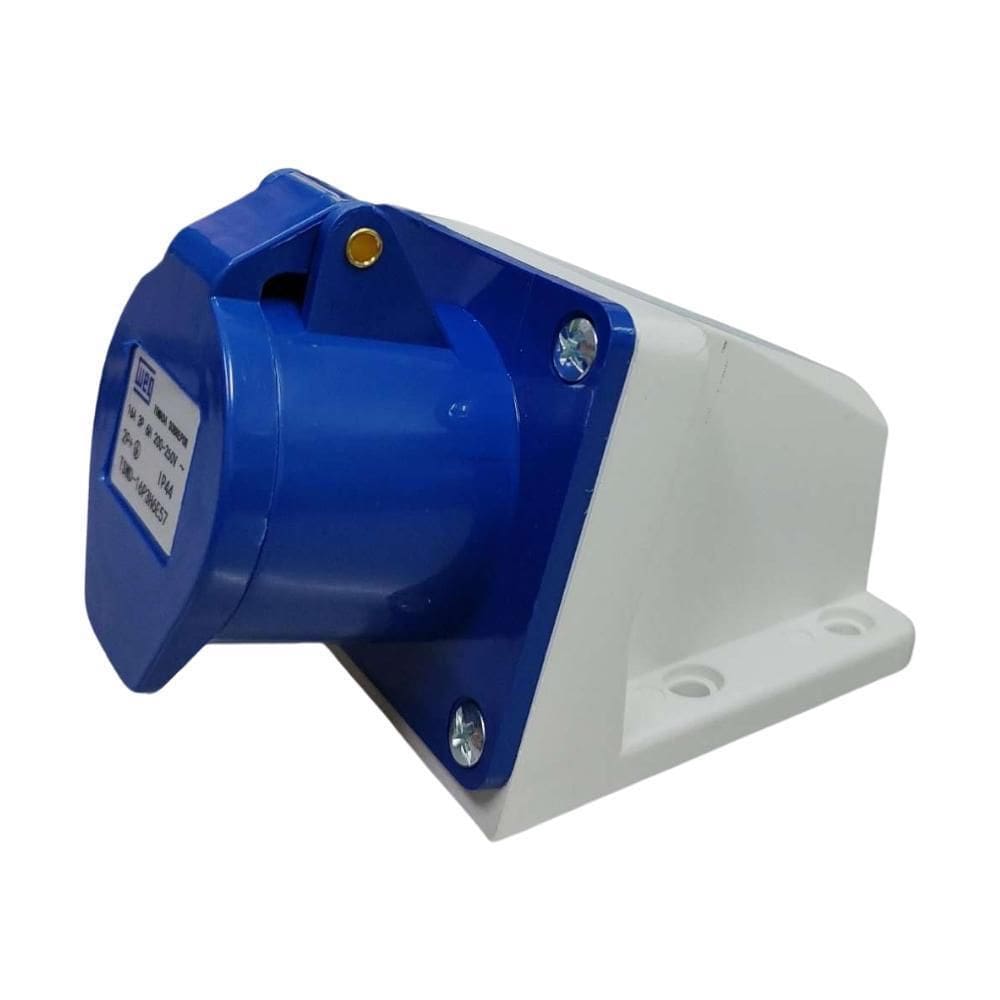 Tomada Industrial 32A 2P+T 6 Sobrepor 200-250V Standard Weg